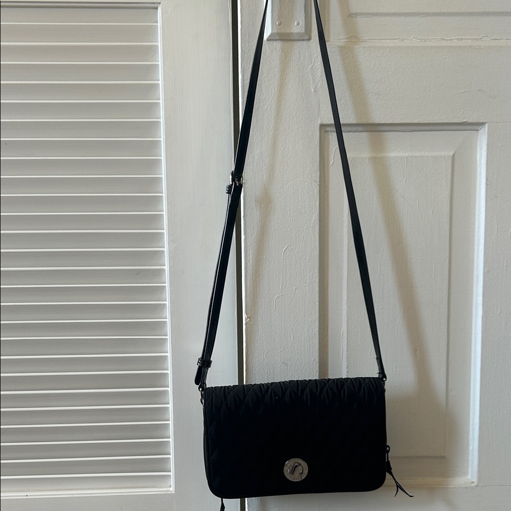 Vera Bradley Black Quilted Crossbody Bag